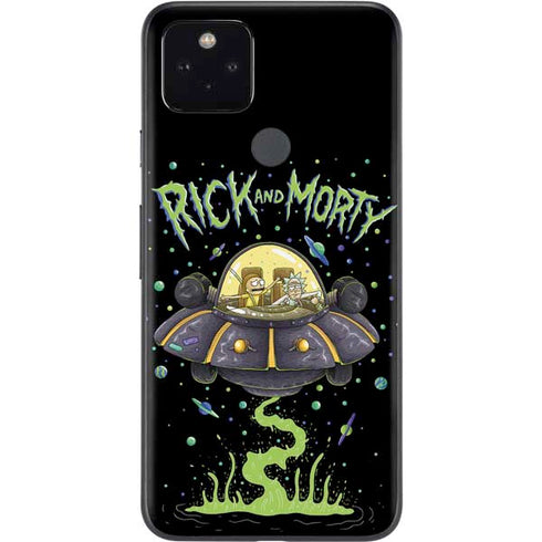 Adult Swim Rick and Morty Spaceship Google Pixel 5a Skin